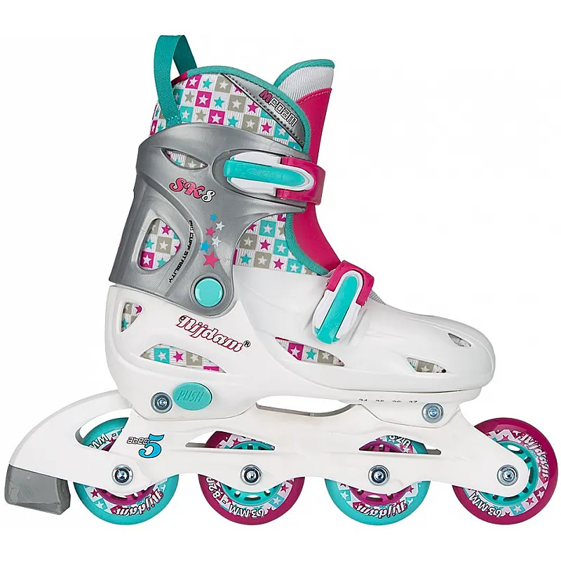 Nijdam Inline Skate Junior ρυθμιζόμενα 52SA-WAF - Επιλογές Δώρων για εκείνη...