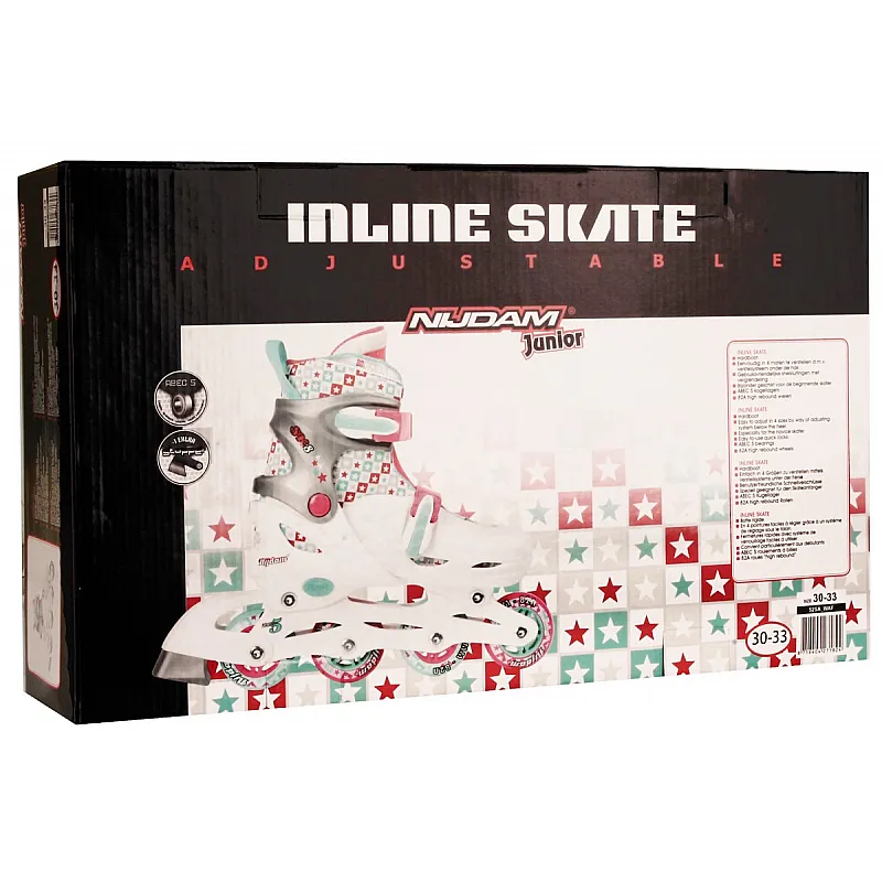 Nijdam Inline Skate Junior ρυθμιζόμενα 52SA-WAF - Επιλογές Δώρων για εκείνη...