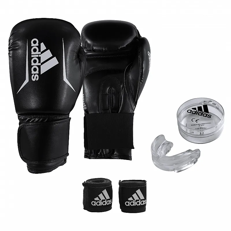 Adidas Σετ Πυγμαχίας ADIBPKIT01 (Γάντια, Μασέλα, Μπαντάζ) - Γάντια-προστατευτικά-Διάφορα αξεσουάρ
