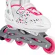 Nijdam Inline Skates ρυθμιζόμενα White Wedge N20AA04 - Επιλογές Δώρων για εκείνη...