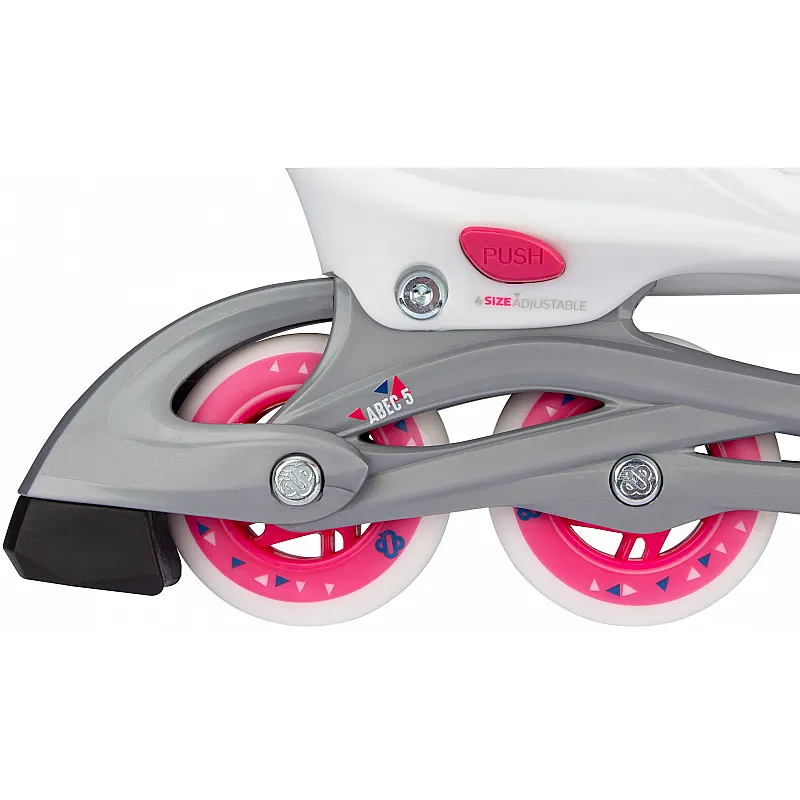 Nijdam Inline Skates ρυθμιζόμενα White Wedge N20AA04 - Επιλογές Δώρων για εκείνη...