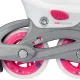 Nijdam Inline Skates ρυθμιζόμενα White Wedge N20AA04 - Επιλογές Δώρων για εκείνη...