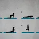 Avento Ταπέτο γυμναστικής NBR-42MD Μπλε - Yoga - Pilates