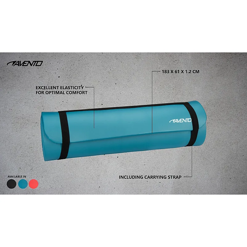 Avento Ταπέτο γυμναστικής NBR-42MD Μπλε - Yoga - Pilates
