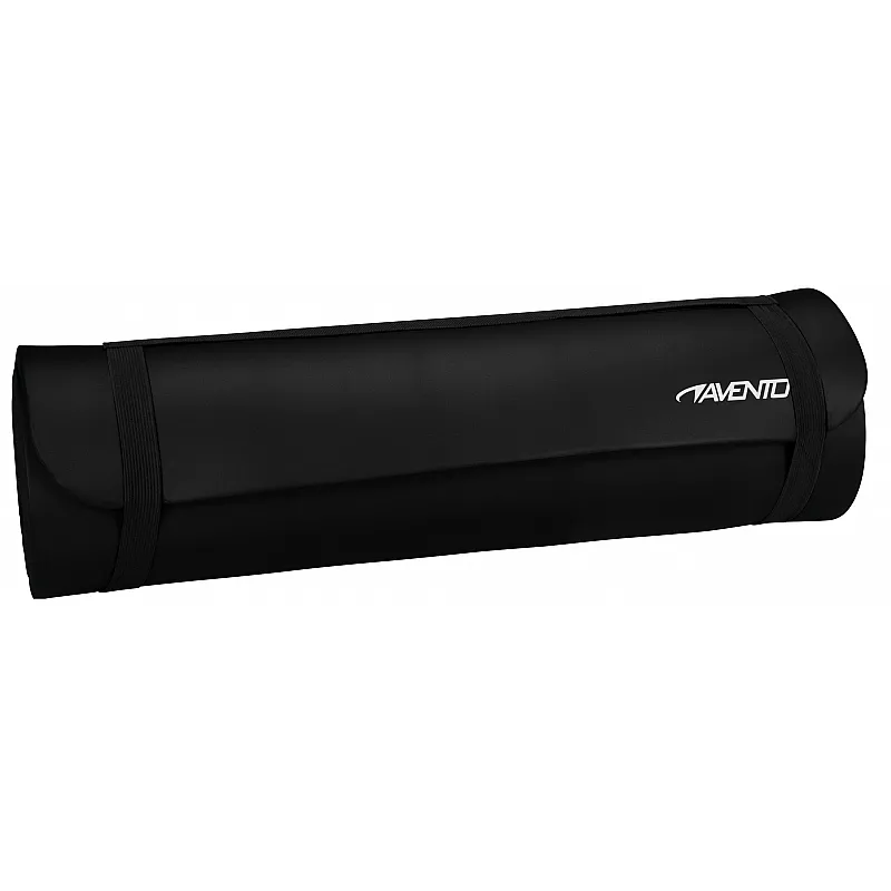 Avento Ταπέτο γυμναστικής NBR-42MD Μαύρο - Yoga - Pilates