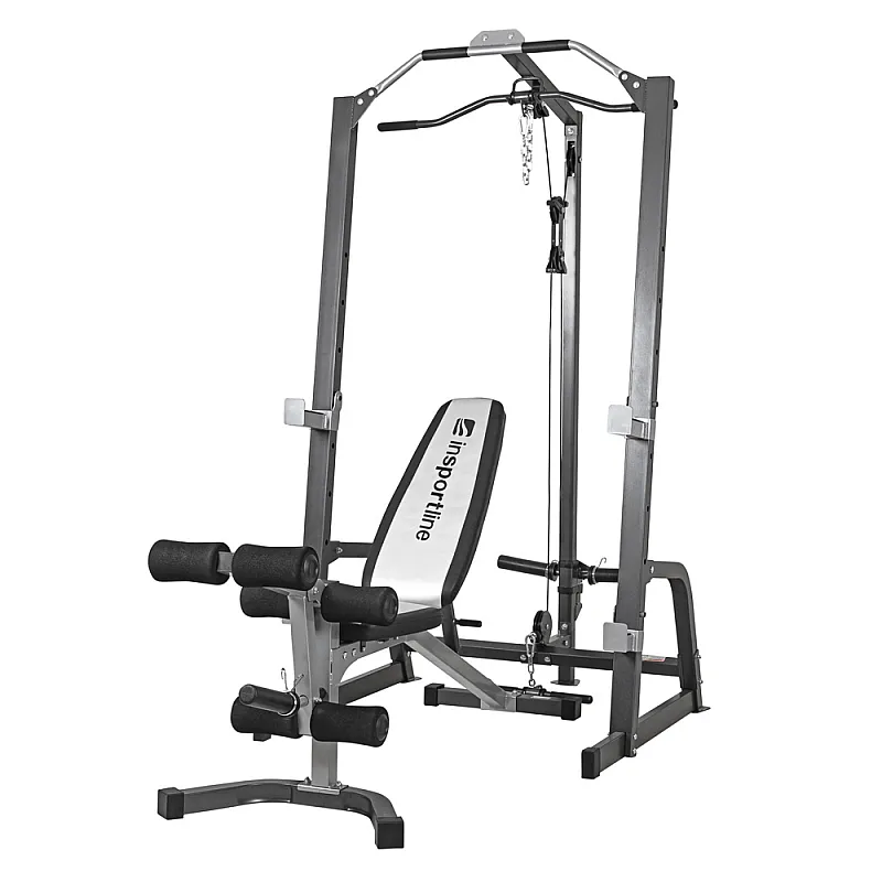InSportline Power Rack PW60 Πολυόργανο με Πάγκο 20817 - Σε 12 Άτοκες Δόσεις - Black Friday