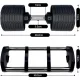 Power Force ρυθμιζόμενος αλτήρας Flexbell 32kg - Black Friday