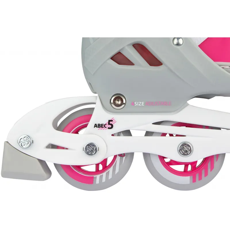 Nijdam Inline Skates ‑ Παγοπέδιλα Combo ρυθμιζόμενα Bold Berry N14AC02 - Hobbies