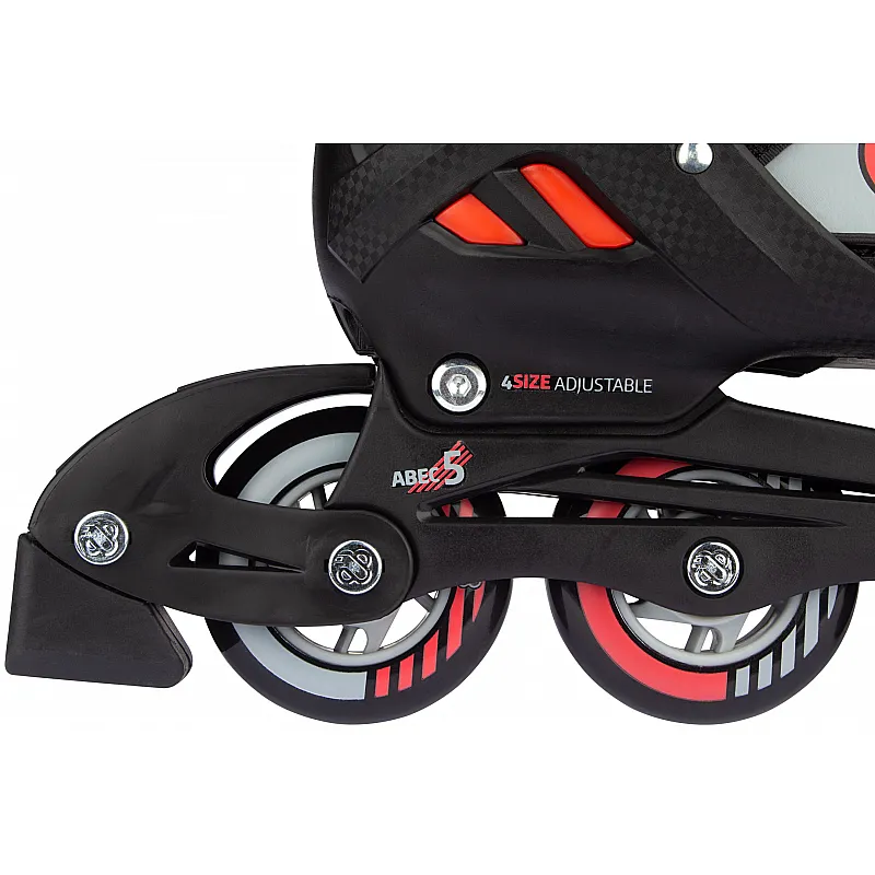Nijdam Inline Skates ‑ Παγοπέδιλα Combo ρυθμιζόμενα Red Raider N14AC01 - Hobbies
