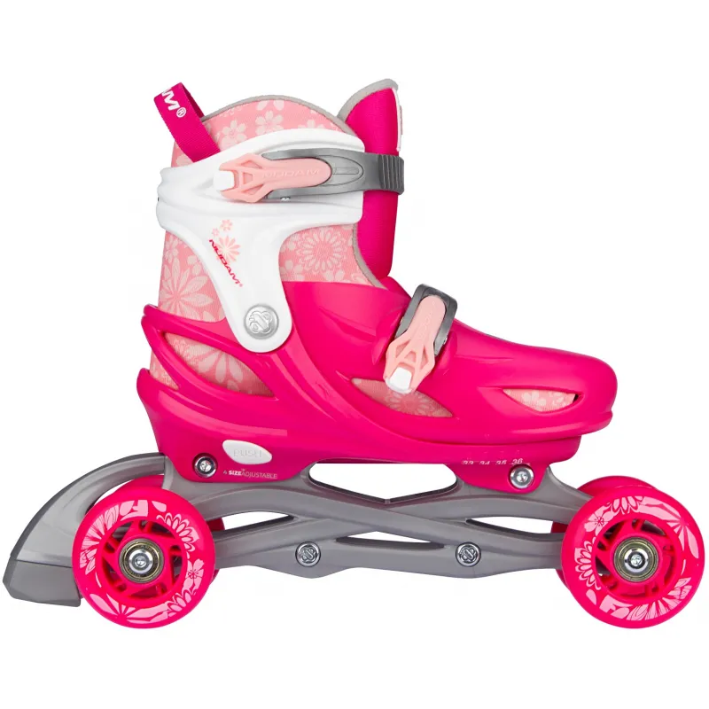 Nijdam Inline Skates Ρυθμιζόμενα 3‑σε‑1 "Floral Switch" N22AA01 - Επιλογές Δώρων για εκείνη...