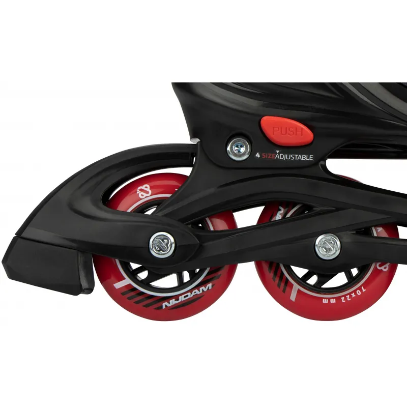 Nijdam Inline Skates ρυθμιζόμενα Street Shift N22AA02 - Hobbies
