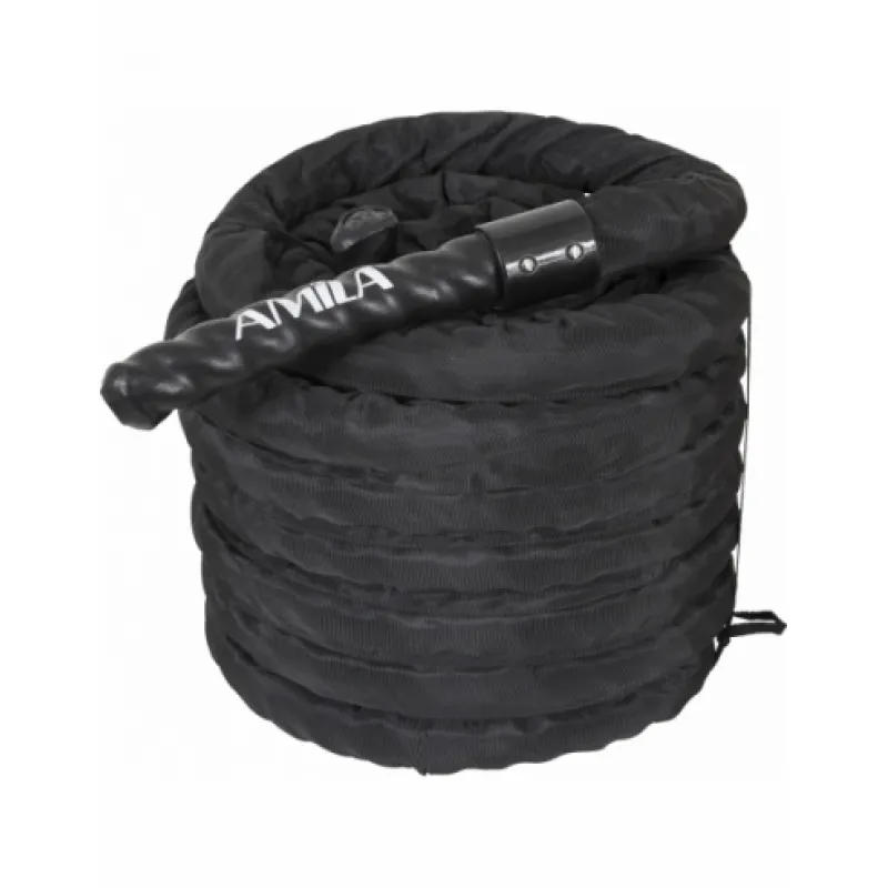 Amila Σχοινί Cross Fit Battle Rope 38mm 84551 - Σχοινί crossFit - Σχοινάκια Αξεσουάρ