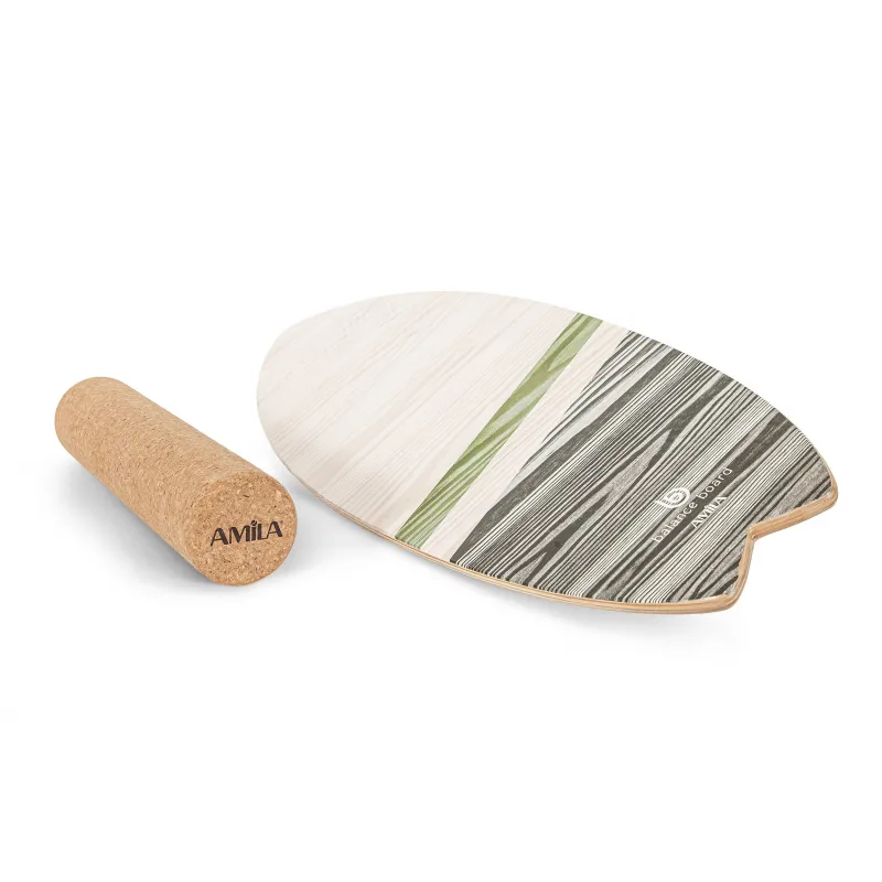 Amila Balance Board Σανίδα Ισορροπίας Surf - 96816 - Μικροόργανα Ενδυνάμωσης