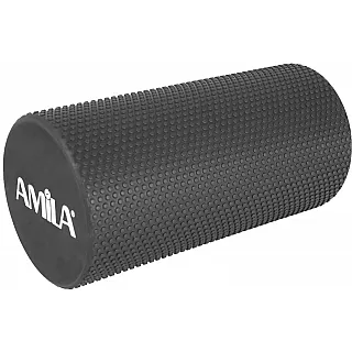 Amila Foam Roller Pro Φ15x30cm Μαύρο - 96824