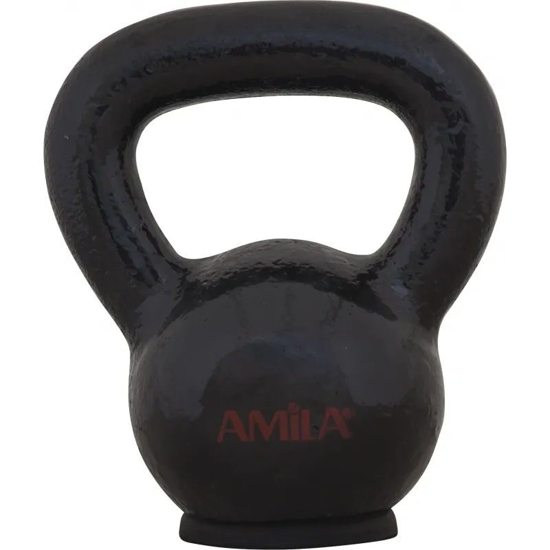 Amila Kettlebell Cast Iron Rubber Base 6Kg - 44521 - Kettlebell