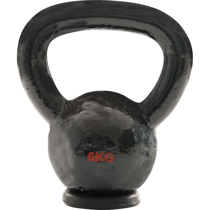 Amila Kettlebell Cast Iron Rubber Base 6Kg - 44521 - Kettlebell