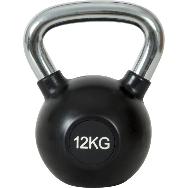 Amila Kettlebell Rubber Cover Cr Handle 12Kg - 90457 - Kettlebell
