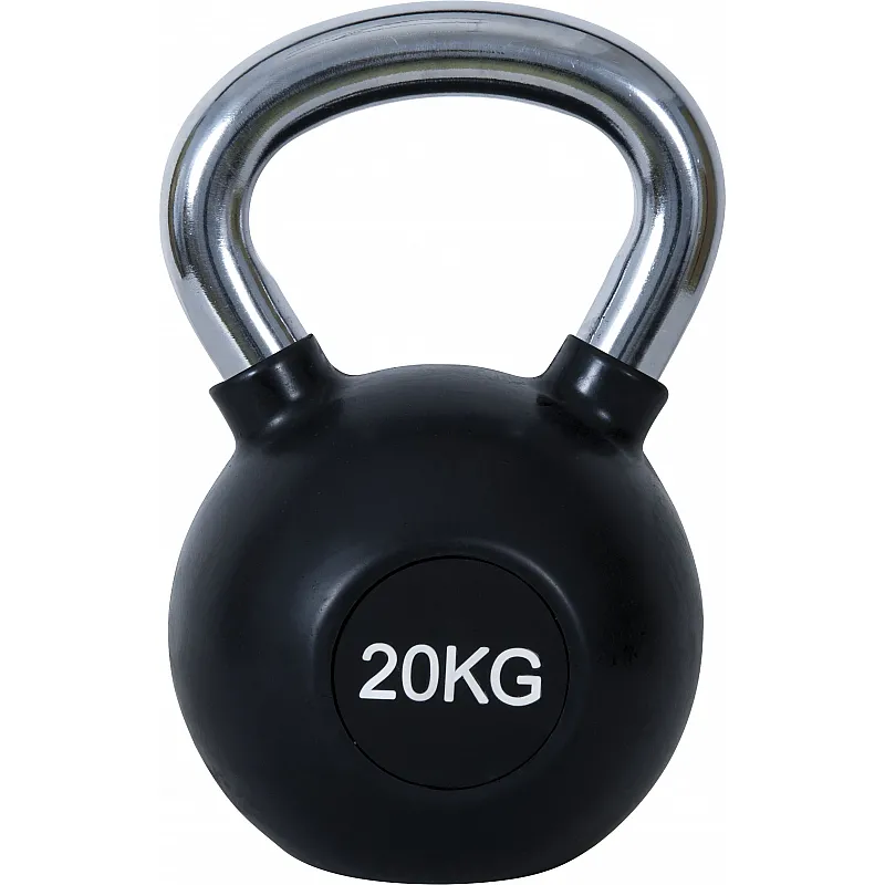 Amila Kettlebell Rubber Cover Cr Handle 20Kg - 90460 - Kettlebell