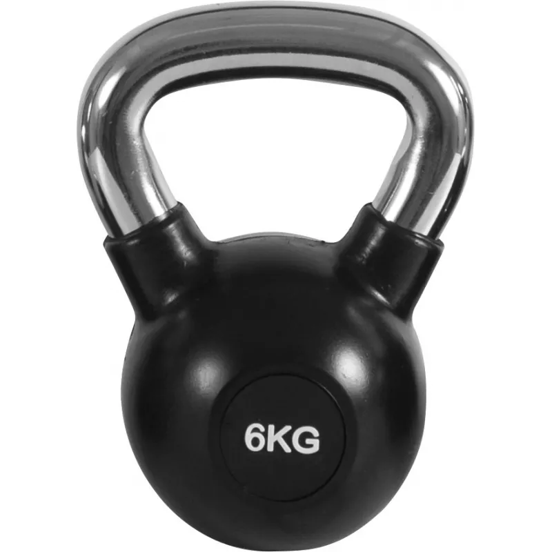 Amila Kettlebell Rubber Cover Cr Handle 6Kg - 90454 - Kettlebell
