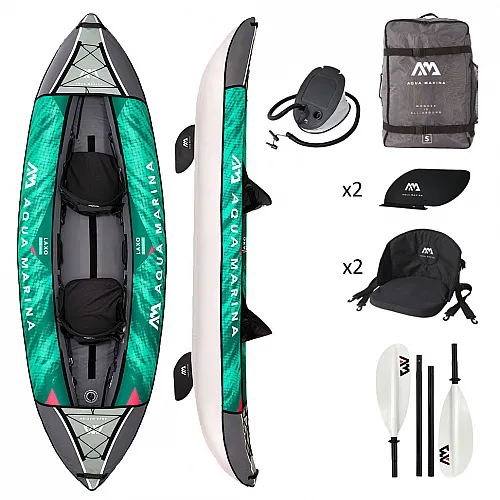 Aqua Marina Φουσκωτό Διθέσιο Καγιάκ Laxo 2AT. 320cm - 15678 - Σε 12 Άτοκες Δόσεις