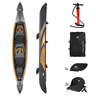 Aqua Marina Φουσκωτό Διθέσιο Καγιάκ Tomahawk II AIR-K440 2AT. 440cm - 15683 - Σε 18 Άτοκες Δόσεις