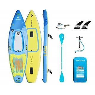 Aquatone Playtime Hybrid Φουσκωτή Σανίδα Kayak / SUP 11.4 – 345cm TS-080 - Σε 12 Άτοκες Δόσεις