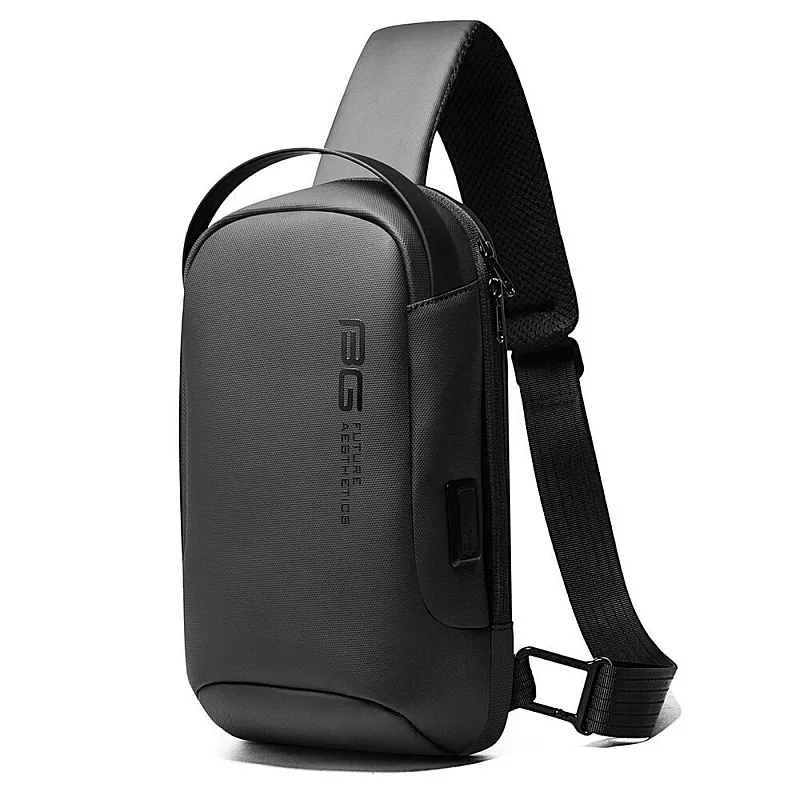 Τσαντάκι ώμου χιαστί crossbody Bange 7221 γκρί - Crossbody