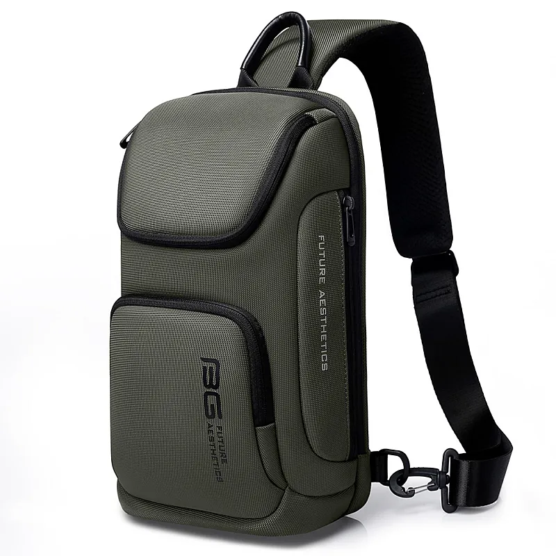 Τσαντάκι ώμου χιαστί crossbody Bange 7565 χακί - Crossbody