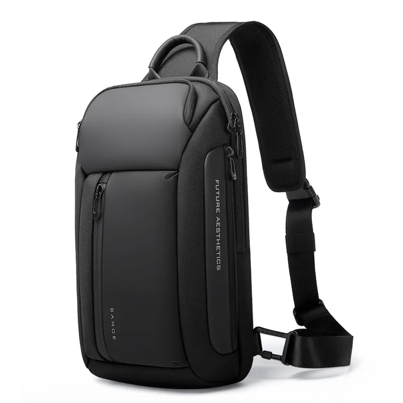 Τσαντάκι ώμου χιαστί crossbody Bange 7566 μαύρο - Crossbody