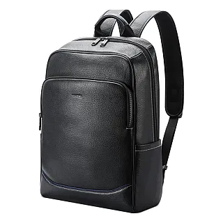Δερμάτινο Σακίδιο πλάτης Αντικλεπτικό 24L Laptop 15,6” Bopai 61-121671A μαύρο
