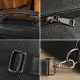 Δερμάτινο τσαντάκι ώμου Cardinal 6049 μαύρο - Δερμάτινα τσαντάκια ώμου