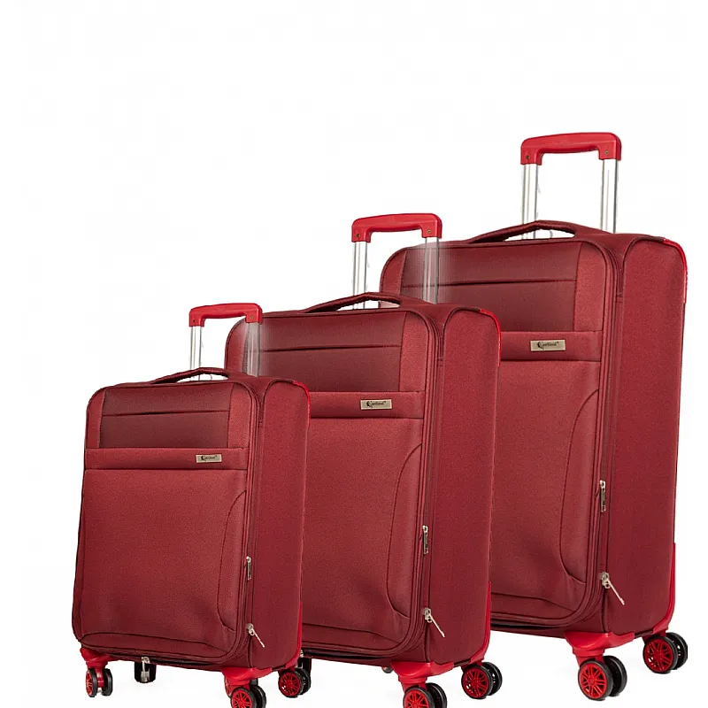 Βαλίτσες trolley (σετ 3 τεμαχίων) Cardinal 3400 μπορντό - Βαλίτσες σετ