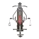 InSportline Profigym C95 Πολυόργανο 18120  - Σε 18 Άτοκες Δόσεις - Πολυόργανα με ενσωματωμένα βάρη