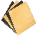 Viking Επαγγελματικό Δάπεδο Ασφαλείας EVA 100x100x2,5 εκ Puzzle Μαύρο/Ξύλο - Προστατευτικά Δάπεδα