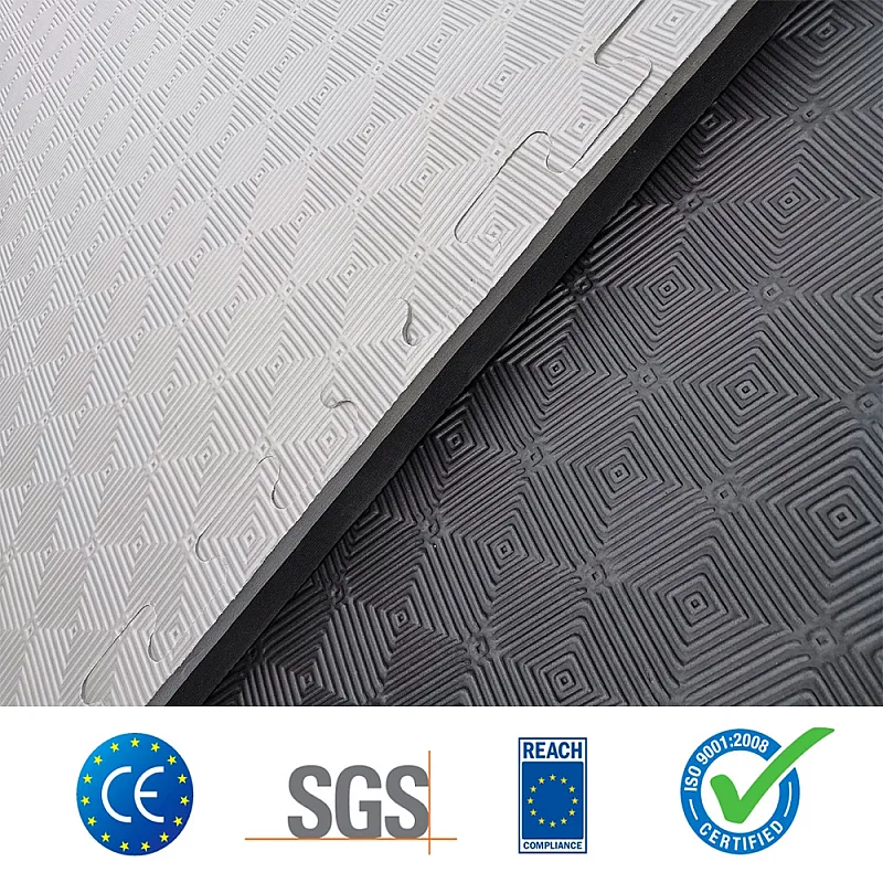 Viking Δάπεδο Ασφαλείας EVA 100x100x2,0 εκ Puzzle Μαύρο/Γκρι - Προστατευτικά Δάπεδα
