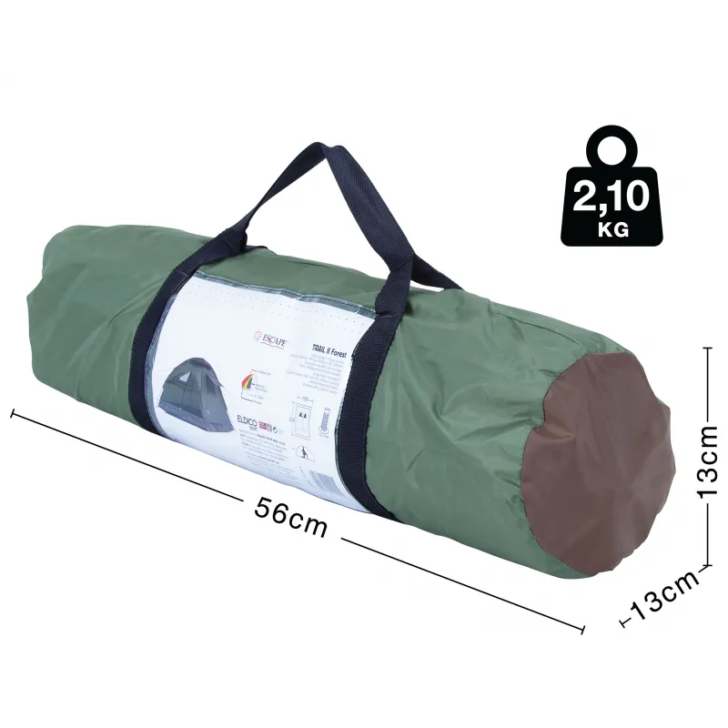 Escape Σκηνή 2 Ατόμων Trail II Forest - 11201 - Σκηνές
