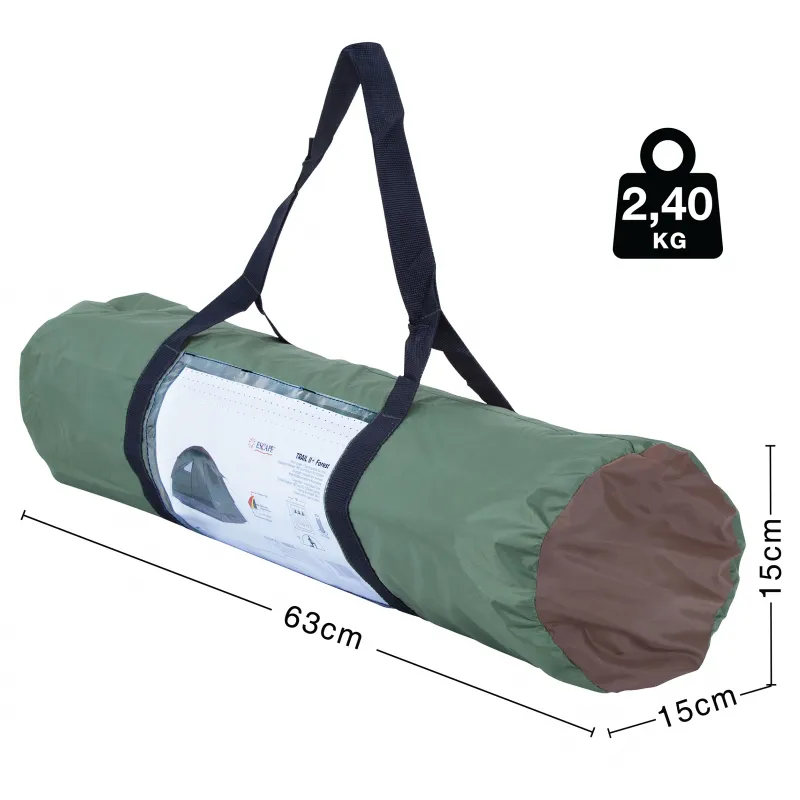 Escape Σκηνή 2 Ατόμων Trail II+ Forest - 11202 - Σκηνές