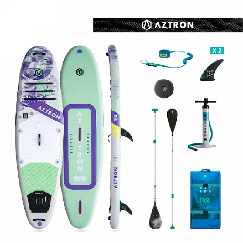 Aztron Soleil Φουσκωτή Σανίδα Windsurf/Kayak SUP 11.0  – 335cm AS-911D  Σε 18 Άτοκες Δόσεις - Σανίδες Sup και αξεσουάρ