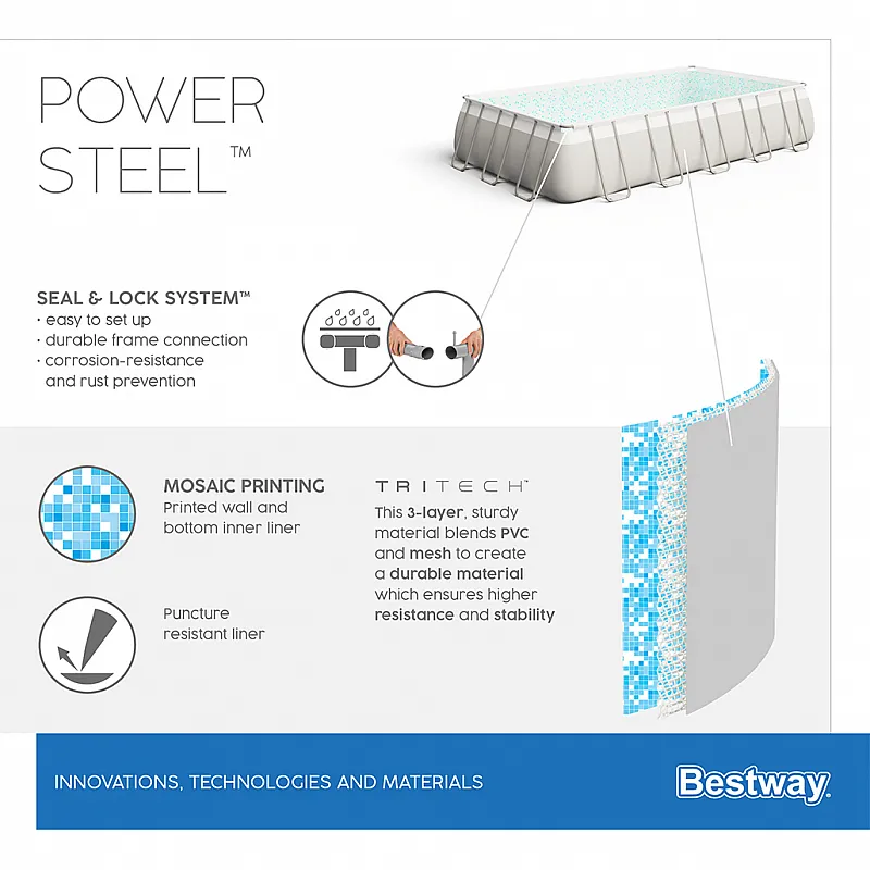 Bestway Πισίνα Εξωτερικού Σκελετού 7,32m - 15533 - Πισίνες