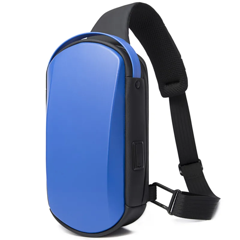 Τσαντάκι ώμου χιαστί crossbody Bange 7256 μπλέ - Crossbody