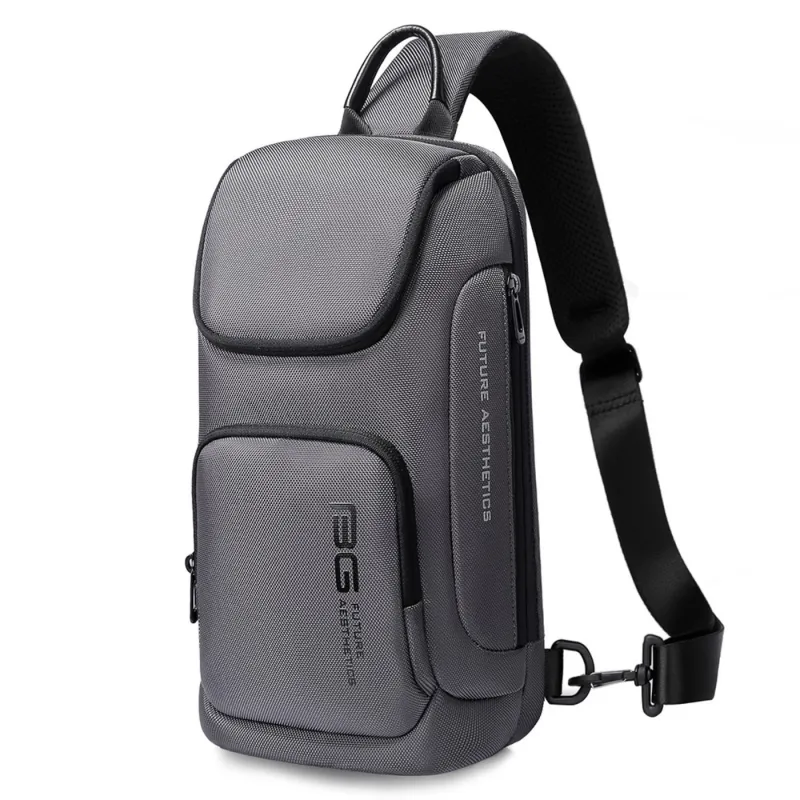 Τσαντάκι ώμου χιαστί crossbody Bange 7565 γκρί - Crossbody