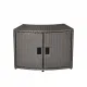 MSpa Wicker Cabinet Storage Unit – for round Spa 105811