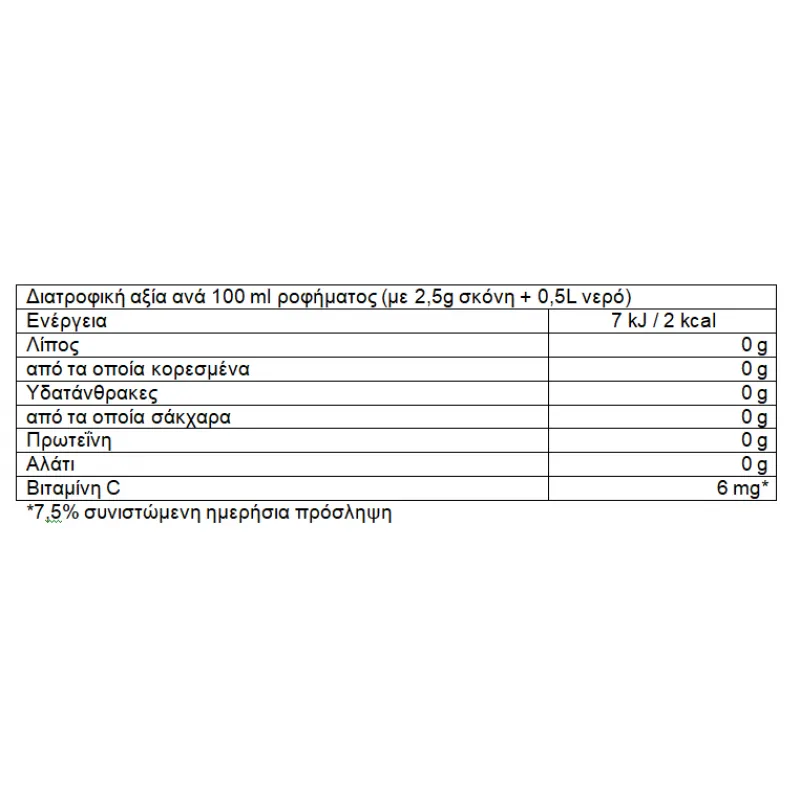 Instick Χυμός Λεμόνι σε σκόνη για 0,5Lit - Συσκευασία 12τμχ x 2,5g - Υγιεινά Σνακ, Τρόφιμα & Ροφήματα