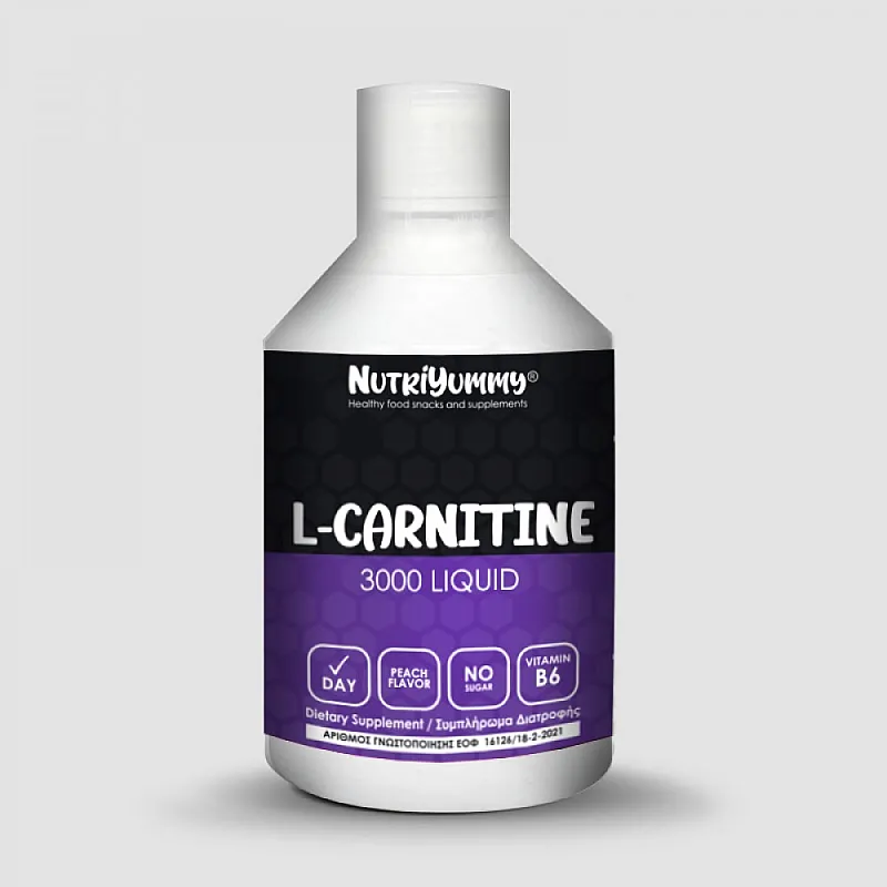 Nutriyummy L-Carnitine 3000mg 500ml - Λιποτροπικά