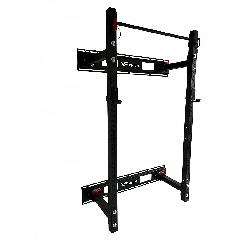 Viking  Αναδιπλούμενο Επιτοίχιο Power Rack FR-004 - Πολυόργανα με πρόσθετα βάρη