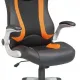 VELCO Pro Systems ΚΑΡΕΚΛΑ ΓΡΑΦΕΙΟΥ GAMING ΜΑΥΡΗ-ΠΟΡΤΟΚΑΛΙ- ΔΙΑΣΤΑΣΕΙΣ: 67x68x110/118cm- ΕΠΙΦΑΝΕΙΑ PU PVC - 66-23553 - Καρέκλες γραφείου