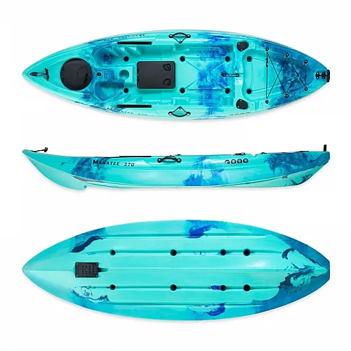 SCK Manatee 270cm μονοθέσιο SOT καγιάκ - Μπλε-Τυρκουάζ - 0201-270111 - Σε 12 Άτοκες Δόσεις