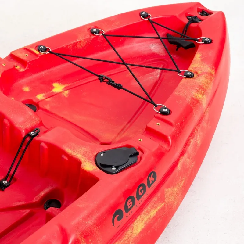 SCK Manatee 270cm μονοθέσιο SOT καγιάκ - Κόκκινο-Κίτρινο - 0201-27054 - Σε 12 Άτοκες Δόσεις