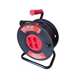 Inox Kiss BAL1550P μπαλαντέζα 4 θέσεων 3*1,5mm²/50m με θερμική αποκοπή και παιδική προστασία