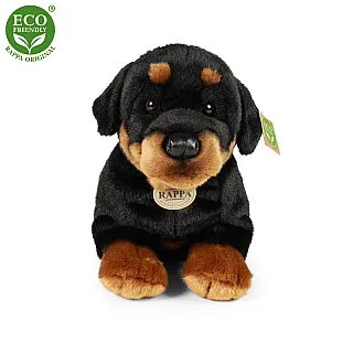 Rappa Λούτρινο Ροτβάιλερ Ξαπλωτό 39 Εκ Eco-Friendly (231054)